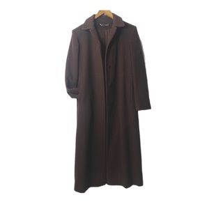 Anne Klein, Vintage chocolate brown trenchcoat